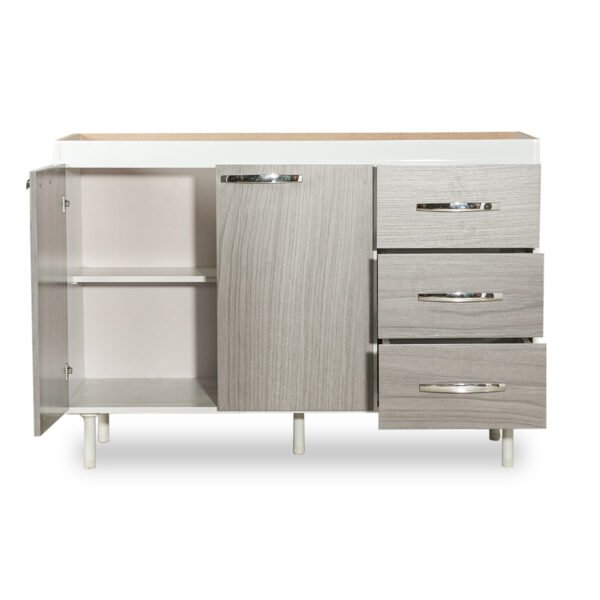 Bajomesada 1,40 Blanco/Gris