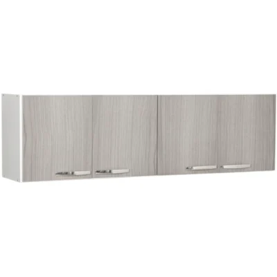 Alacena 1,60 Blanca/Gris